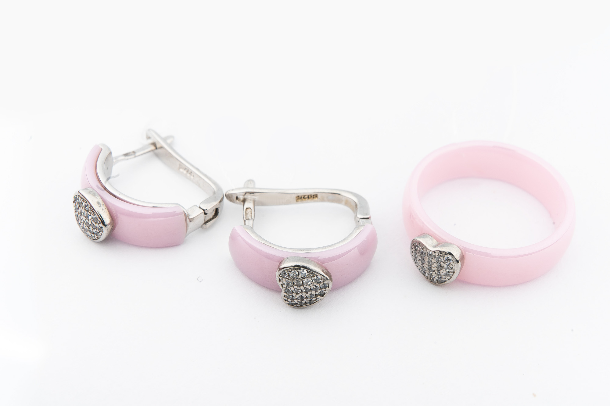 Срібні Сережки Вставка: Кераміка Вага: 7,7 г Артикул 200 000 058 730