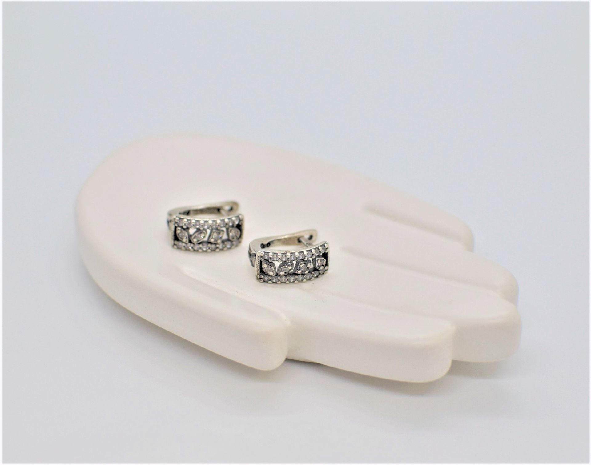 Срібні Сережки, Вага 3.20 г, Вставка Циркон : Артикул 200000097699