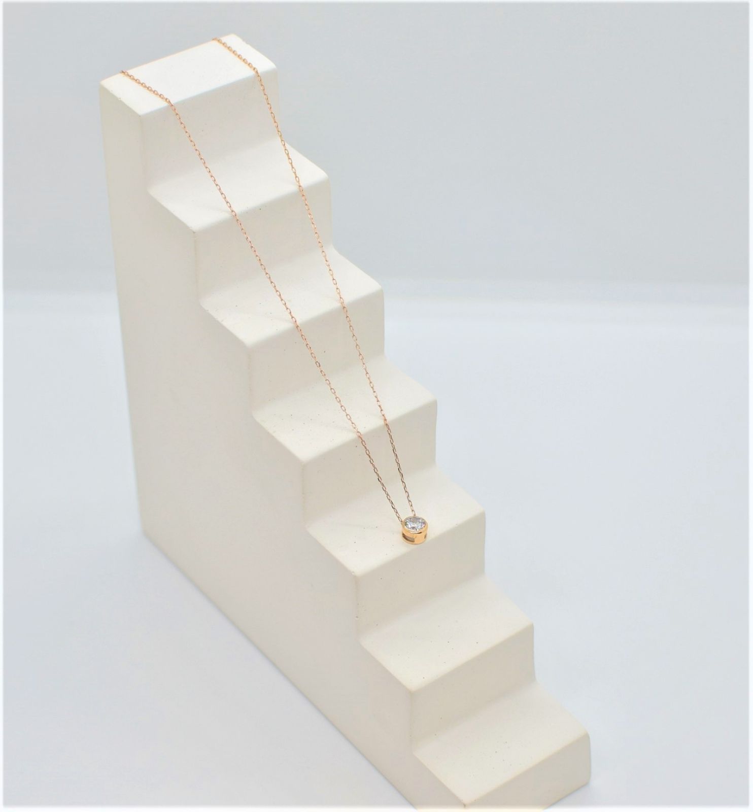 Золоте Кольє , Вага 1.60 г , Розмір 40-45, Вставка Циркон: Артикул 200000114459