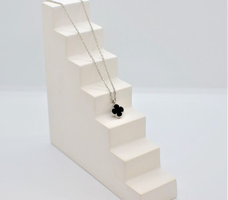 Золоте Кольє, Вага 4.46 г, Розмір 50, Вставка Онікс : Артикул 200000175211 Золоте Кольє, Вага 4.46 г, Розмір 50, Вставка Онікс : Артикул 200000175211