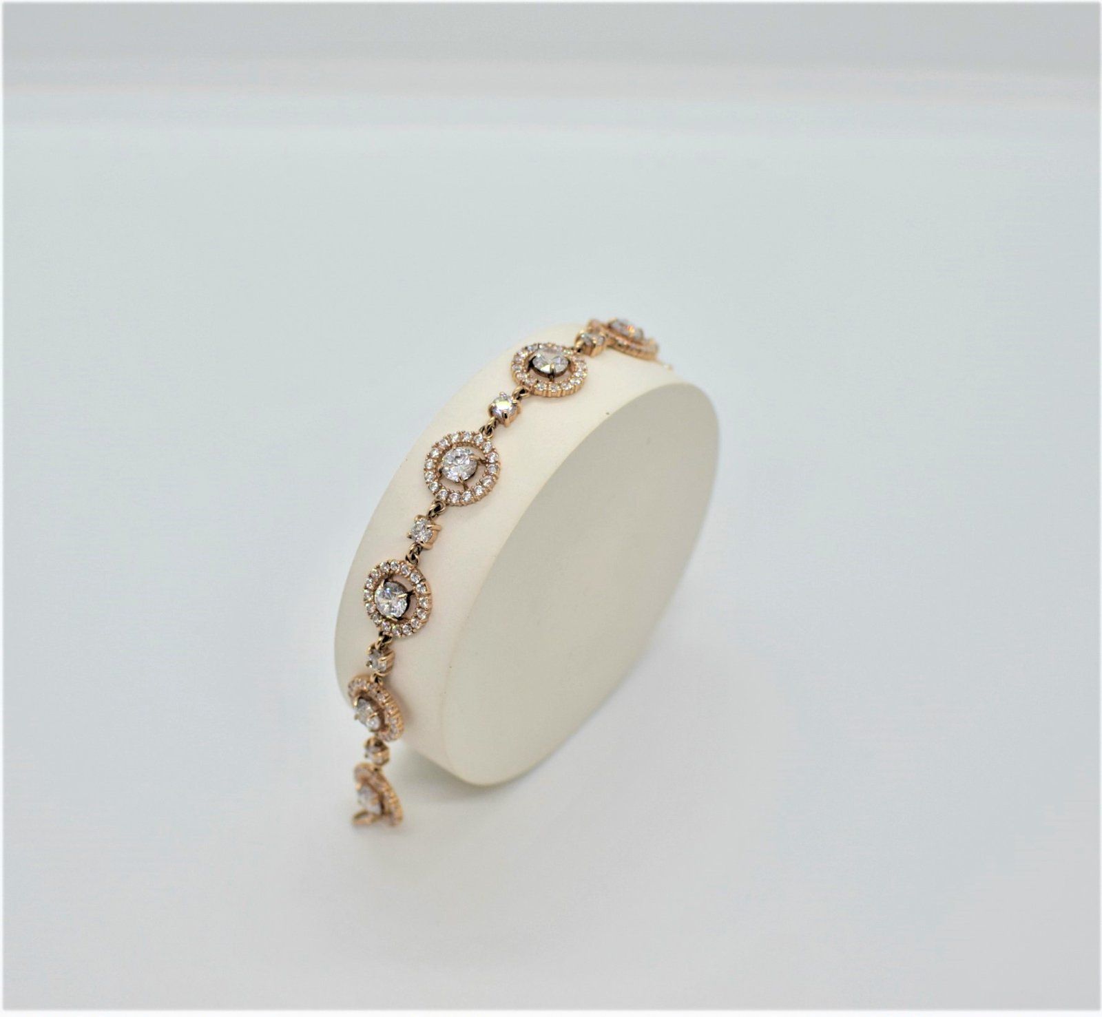 Золотий Браслет, Вага 11.29 г, Вставка Циркон, Розмір 17.5 : Артикул 200000163689