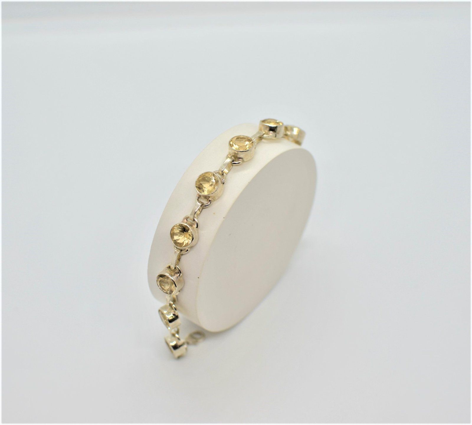 Срібний Браслет, Вага 12.10 г, Вставка Цитрин : Артикул 200000163137 Срібний Браслет, Вага 12.10 г, Вставка Цитрин : Артикул 200000163137