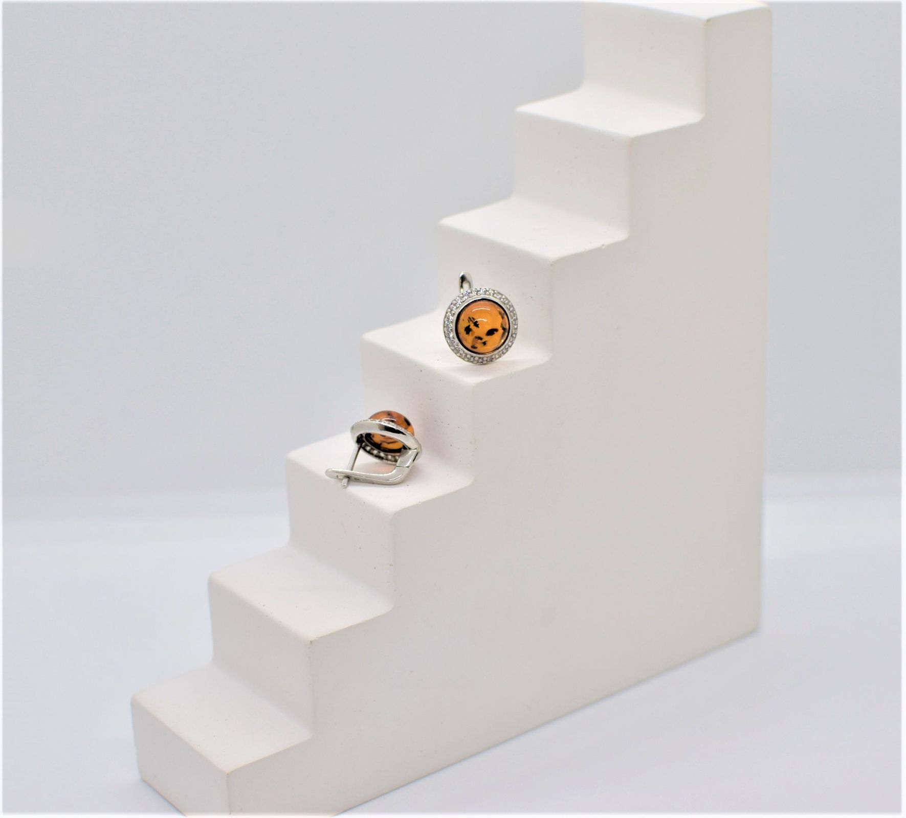 Срібні Сережки, Вага 5.26 г, Вставка Бурштин : Артикул 200000178777 Срібні Сережки, Вага 5.26 г, Вставка Бурштин : Артикул 200000178777