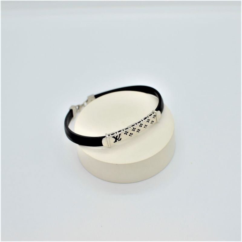 Срібний Браслет, Вага 8.40 г, Вставка Каучук, Розмір 21.0 : Артикул 200000118486