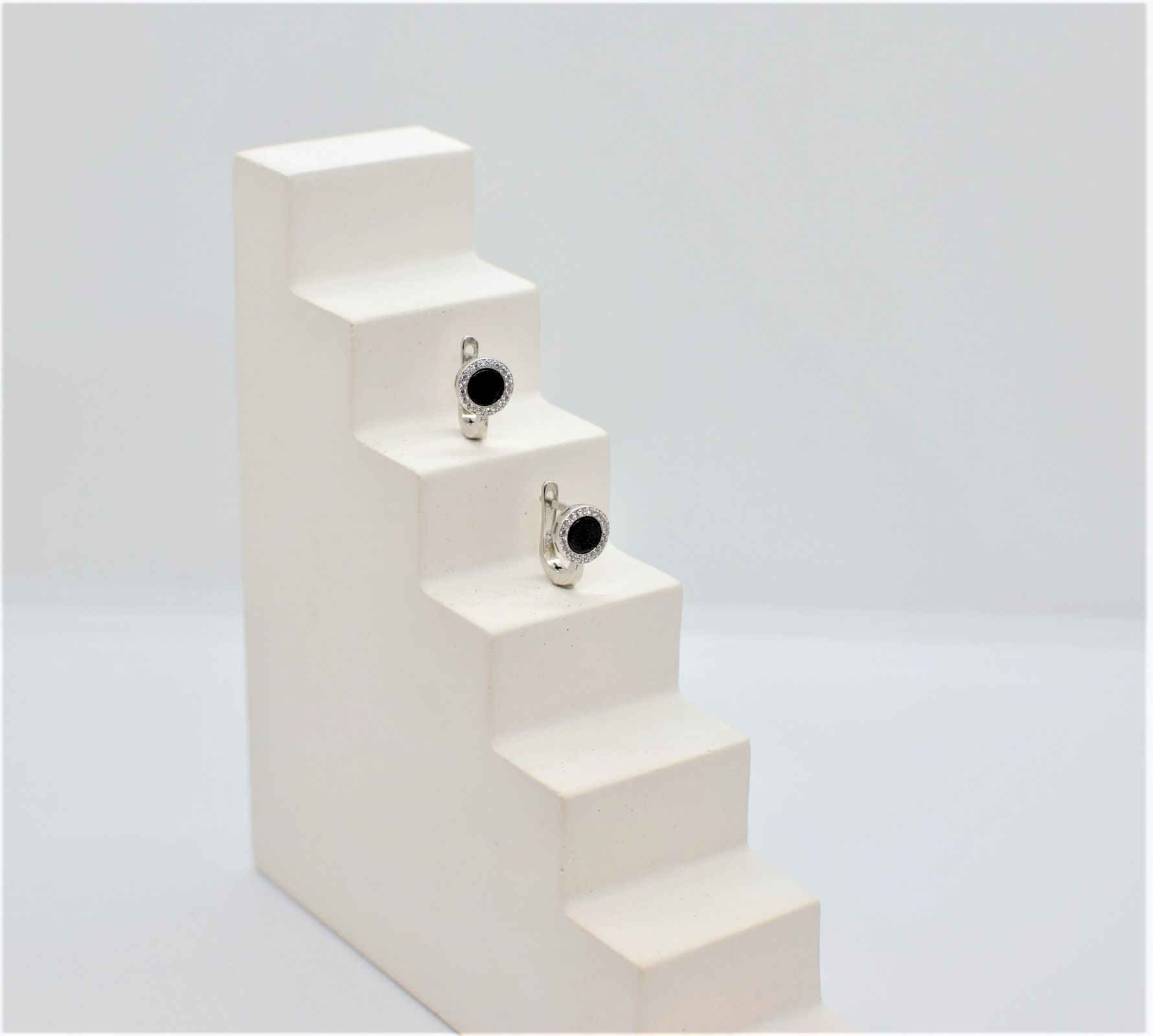 Срібні Сережки, Вага 4.30 г, Вставка Кераміка : Артикул 200000174005