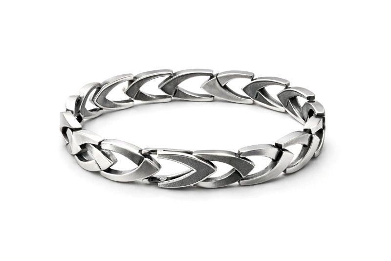 Срібний Браслет, Вага 21.35 г, Розмір 18.5 : Артикул 200000071130