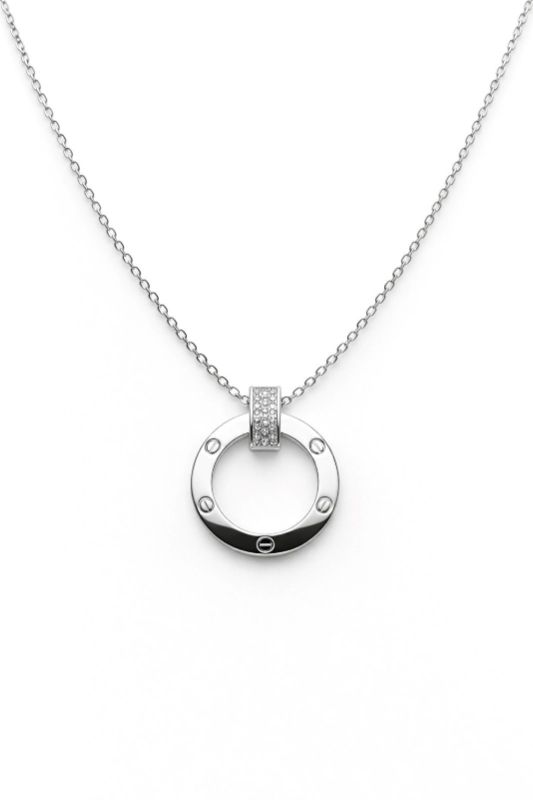 Золоте Кольє, Вага 3.30 г, Вставка Циркон, Розмір 40-45 : Артикул 200000134610