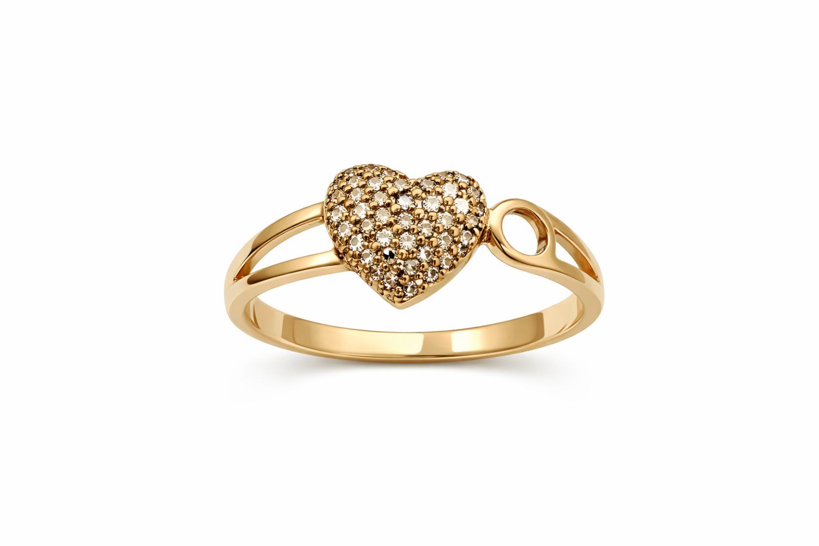 Золотий Перстень, Вага 1.78 г, Вставка Циркон, Розмір 18.0 : Артикул 200000152724