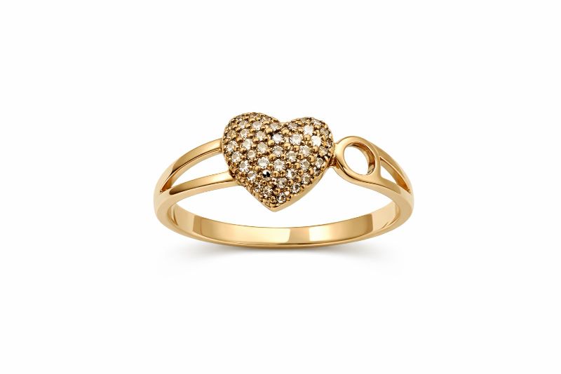 Золотий Перстень, Вага 1.78 г, Вставка Циркон, Розмір 18.0 : Артикул 200000152724