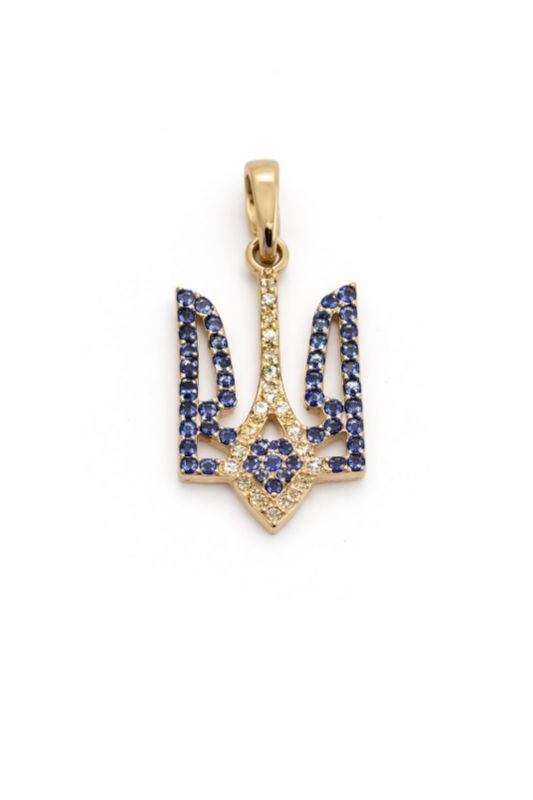 Золота Підвіска, Вага 1.95 г, Вставка Циркон : Артикул 200000131188