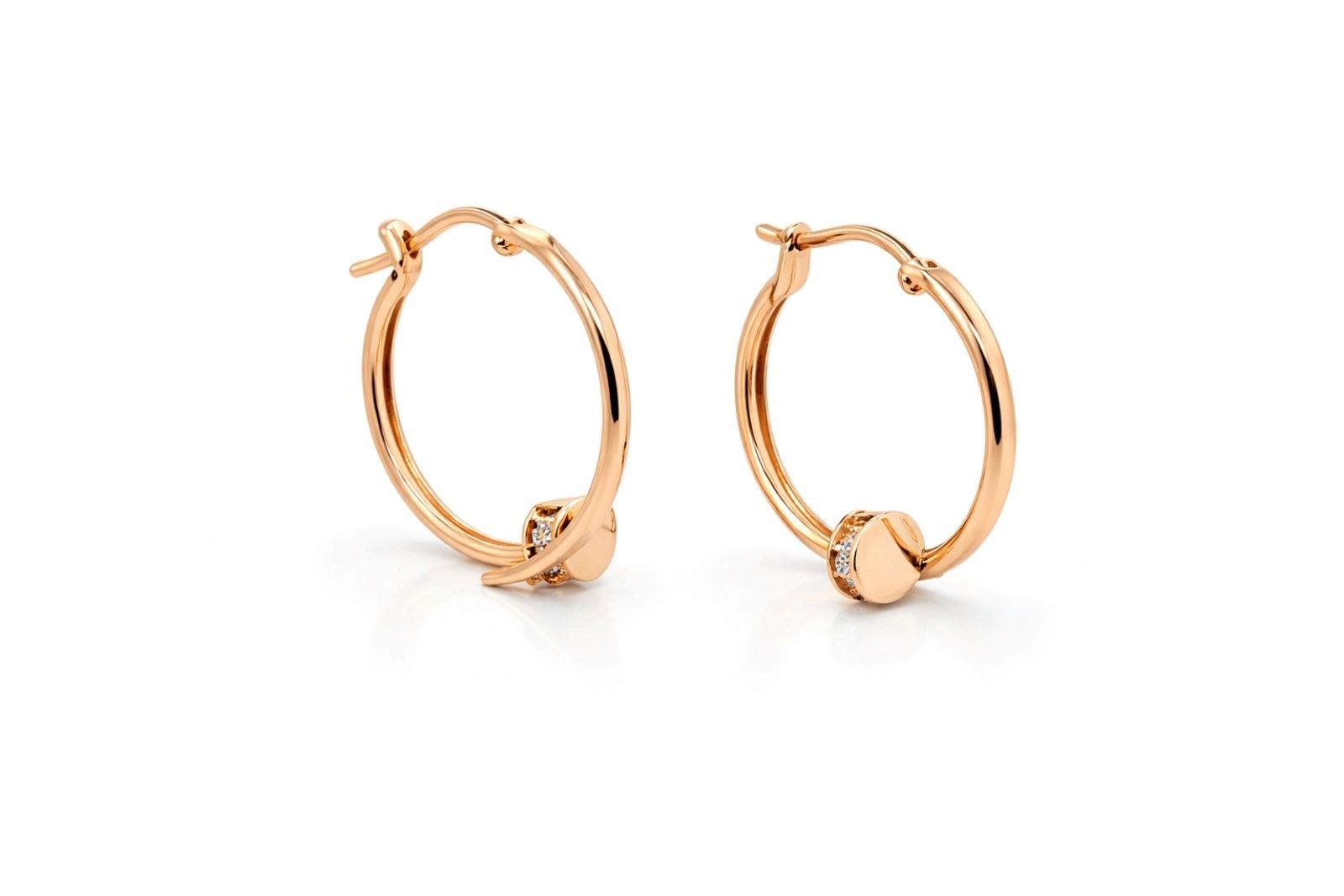 Золоті Сережки, Вага 3.07 г, Вставка Циркон : Артикул 200000161093