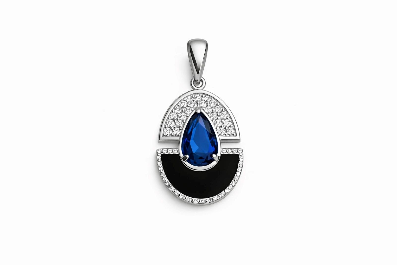 Срібна Підвіска, Вага 4.60 г, Вставка Циркон : Артикул 200000186349