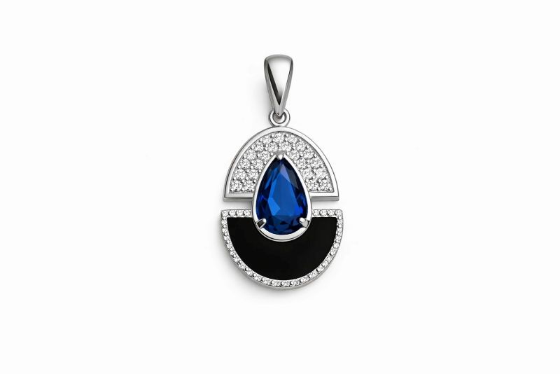 Срібна Підвіска, Вага 4.60 г, Вставка Циркон : Артикул 200000186349