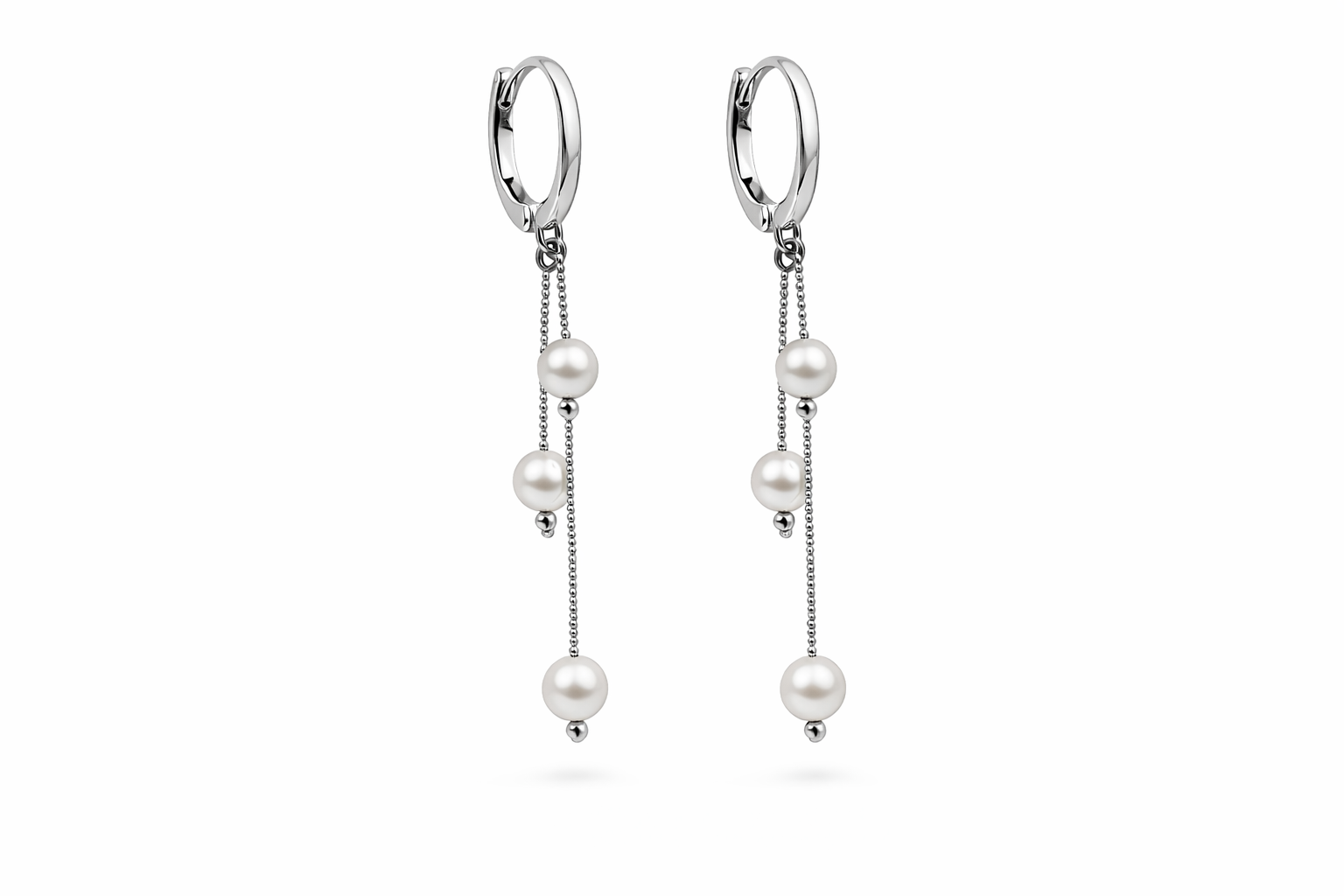 Срібні Сережки, Вага 4.10 г, Вставка Перлина :  Артикул 200000185214