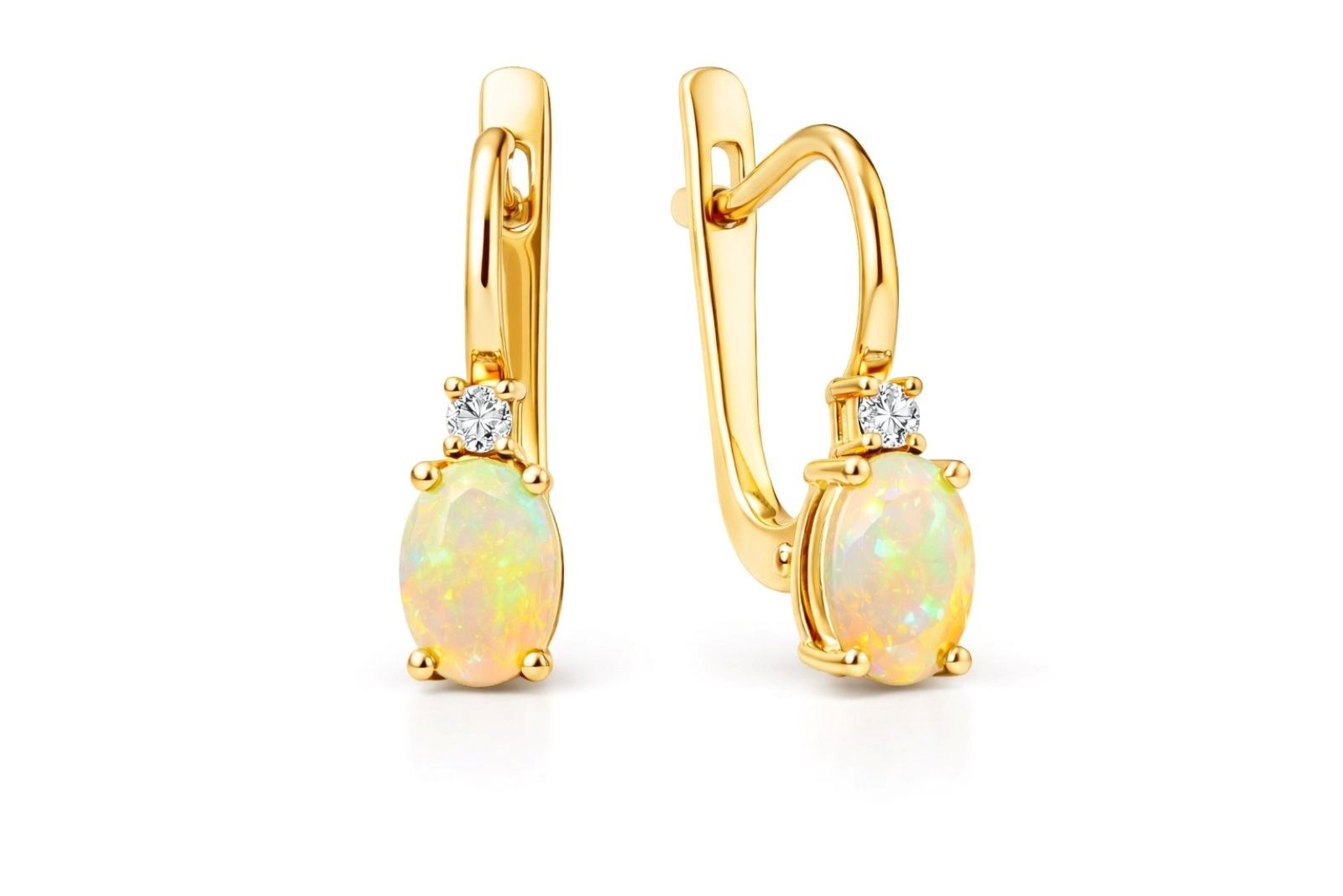 Золоті Сережки, Вага 3.04 г, Вставка Опал : Артикул 200000163681 Золоті Сережки, Вага 3.04 г, Вставка Опал : Артикул 200000163681