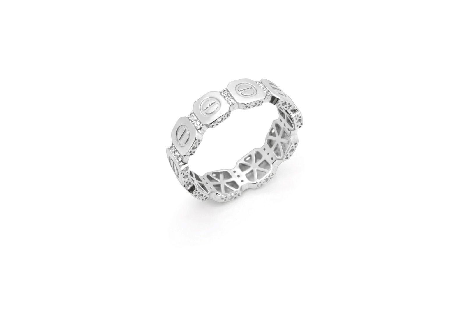 Золотий Перстень, Вага 2.62 г, Вставка Циркон, Розмір 18.5 : Артикул 200000162805