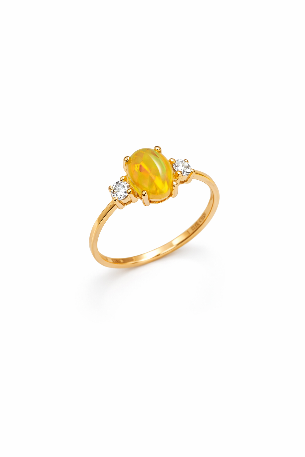 Золотий Перстень, Вага 1.49 г, Вставка Опал, Розмір 17.0 : Артикул 200000163667