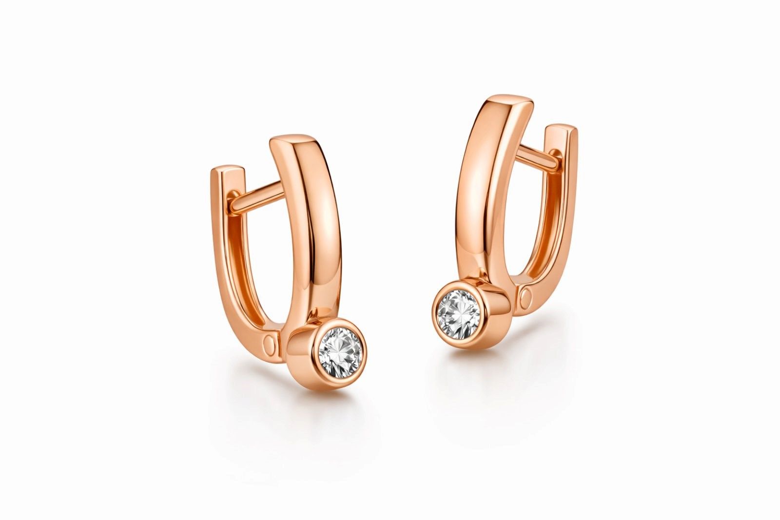 Золоті Сережки, Вага 2.99 г, Вставка Циркон : Артикул 200000182940