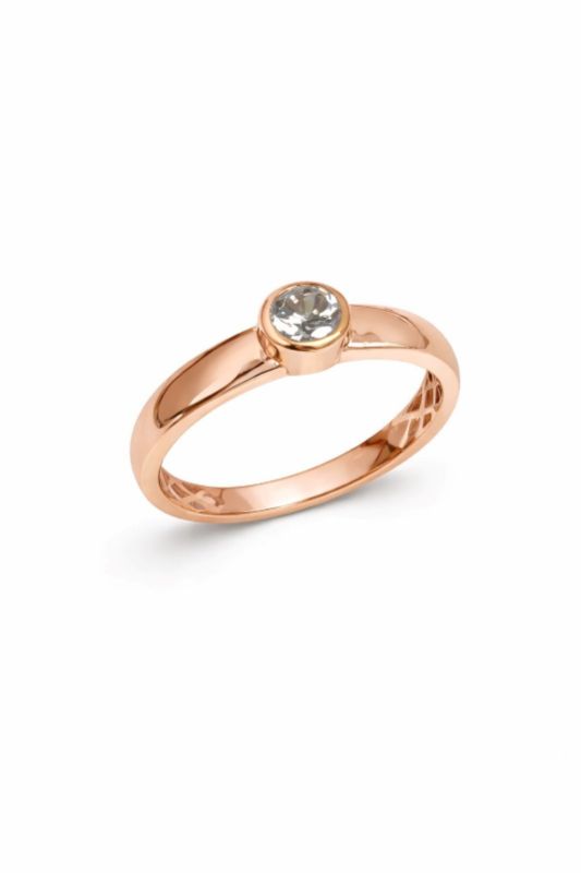 Золотий Перстень, Вага 1.93 г, Вставка Циркон, Розмір 17.0 : Артикул 200000182941