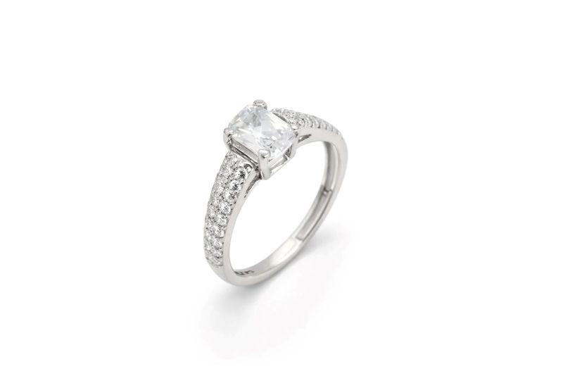 Срібний Перстень, Вага 2.60 г, Вставка Циркон, Розмір 17 : Артикул 200000151058