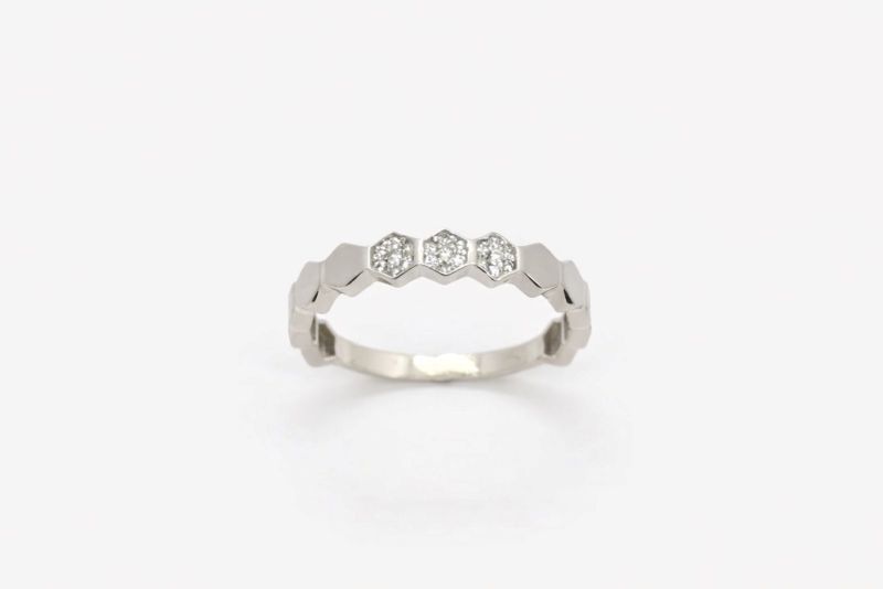 Срібний Перстень, Вага 1.60 г, Вставка Циркон, Розмір 17.5 : Артикул 200000151077