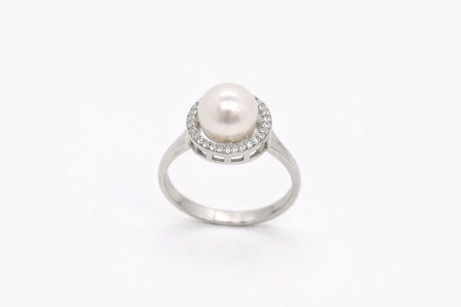 Срібний Перстень, Вага 4.10 г, Вставка Перлина, Розмір 18.5 : Артикул 200000097862