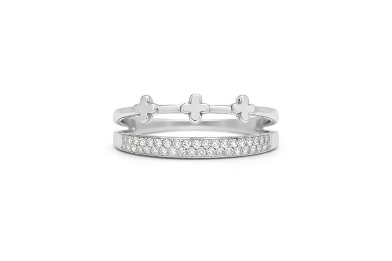 Срібний Перстень, Вага 4.60 г, Вставка Циркон, Розмір 18.5 : Артикул 200000081522