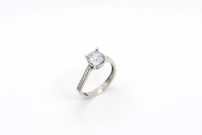 Срібний Перстень, Вага 2.30 г, Вставка Циркон, Розмір 17 : Артикул 200000009280