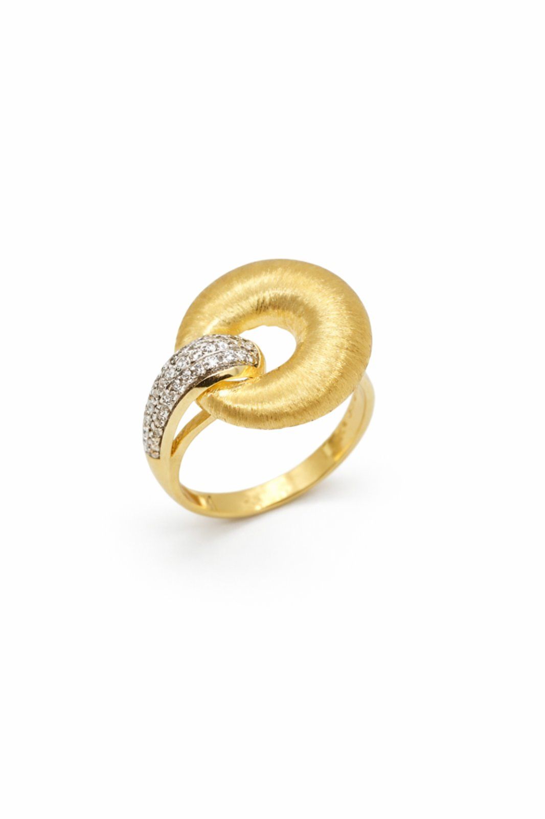 Золотий Перстень, Вага 3.07 г, Розмір 17.5, Вставка Циркон : Артикул 200000133068