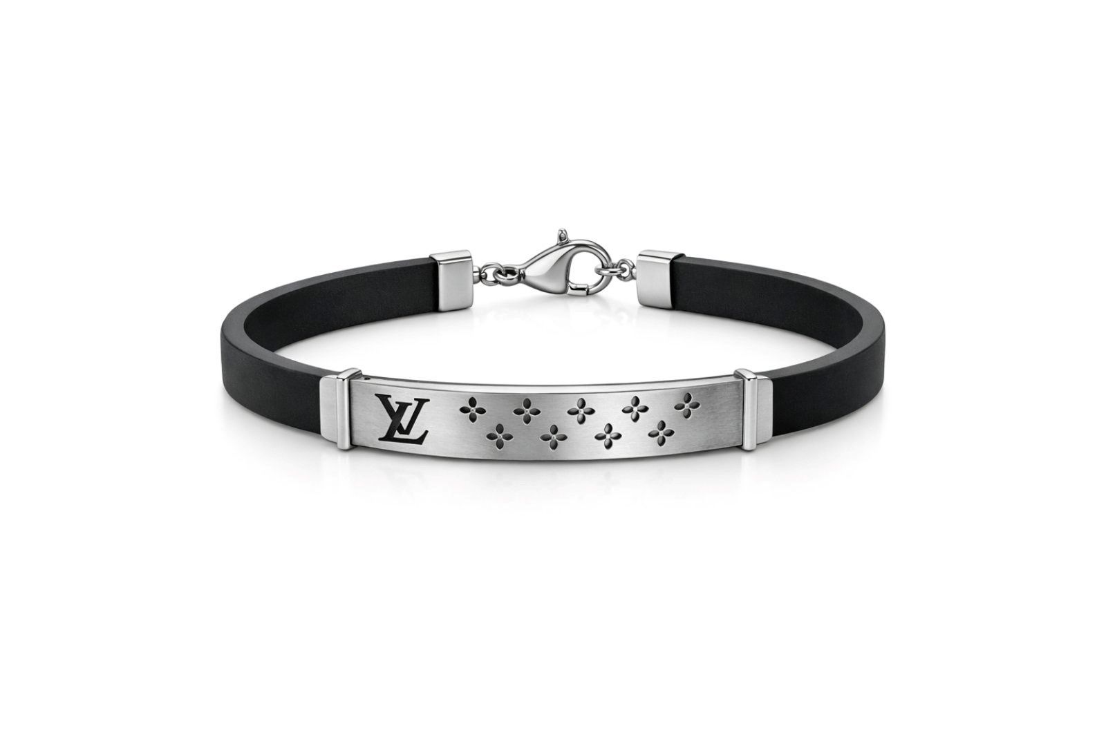 Срібний Браслет, Вага 8.40 г, Вставка Каучук, Розмір 21.0 : Артикул 200000118486