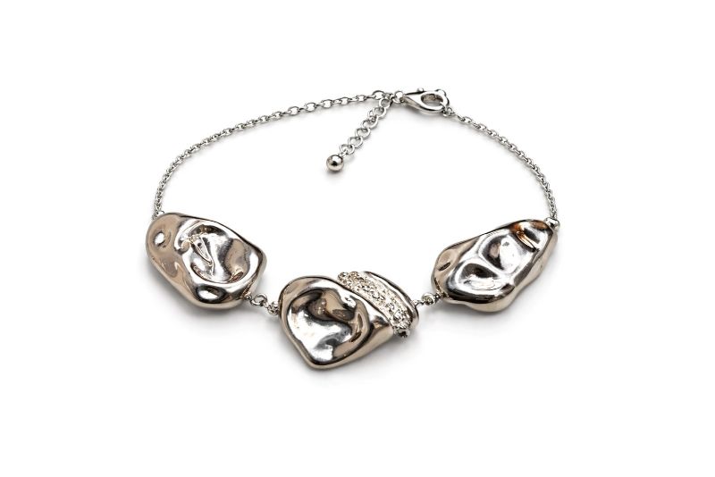 Срібний Браслет, Вага 15.0 г, Вставка Циркон : Артикул 200000186617