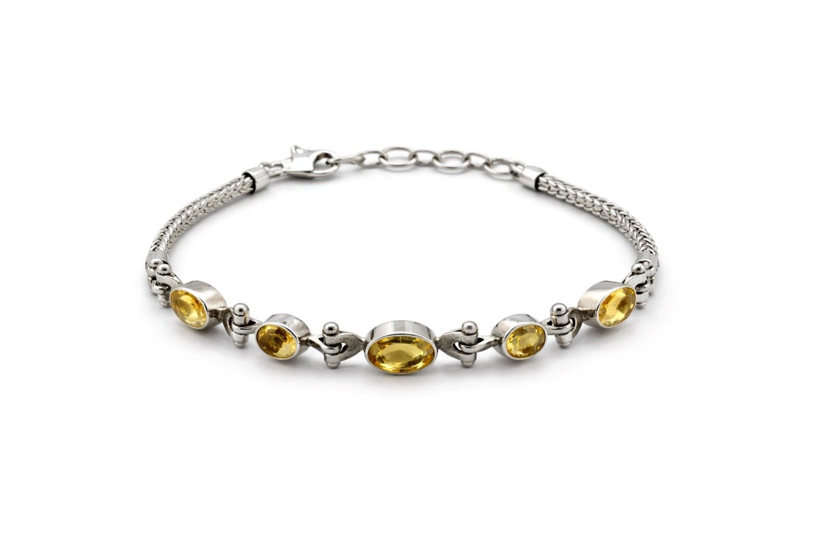 Срібний Браслет, Вага 14.40 г, Вставка Цитрин : Артикул 200000163139 Срібний Браслет, Вага 14.40 г, Вставка Цитрин : Артикул 200000163139