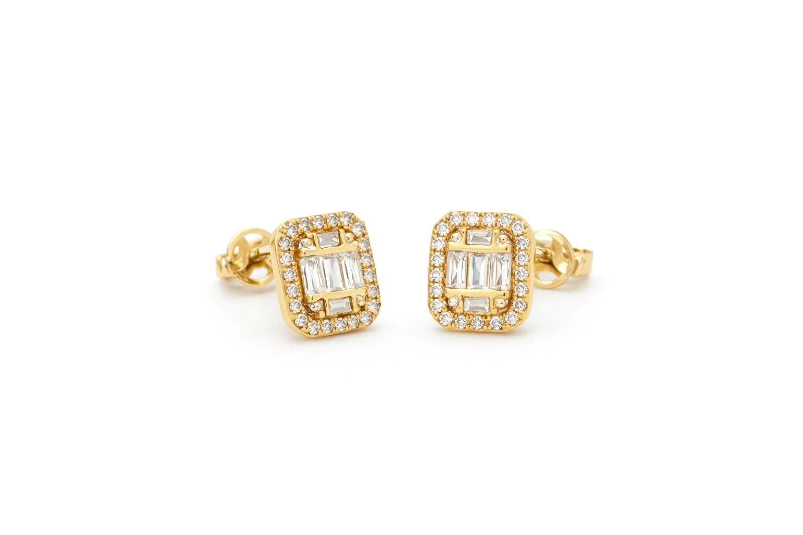 Золоті Сережки, Вага 2.47 г, Вставка Циркон : Артикул 200000141629