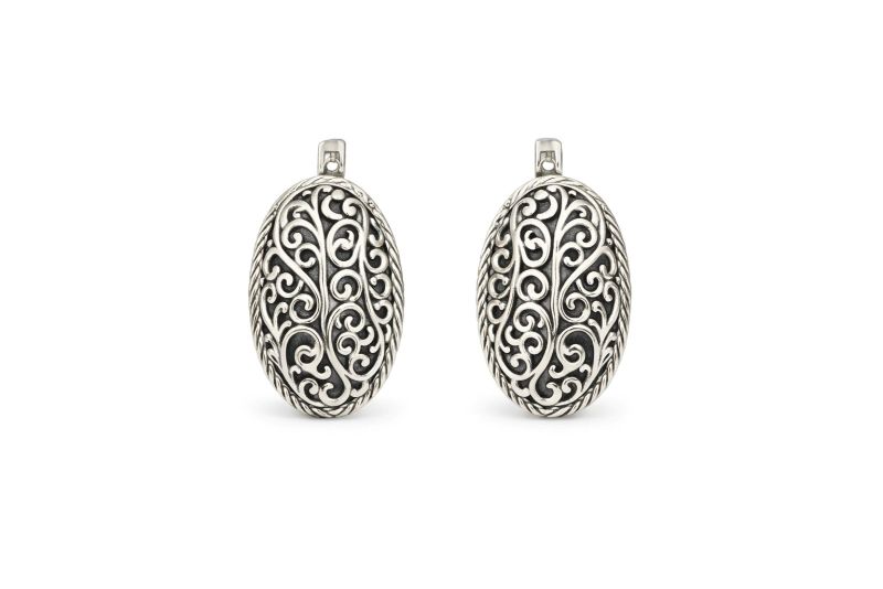 Срібні Сережки, Вага 8.39 г : Артикул 200000158787