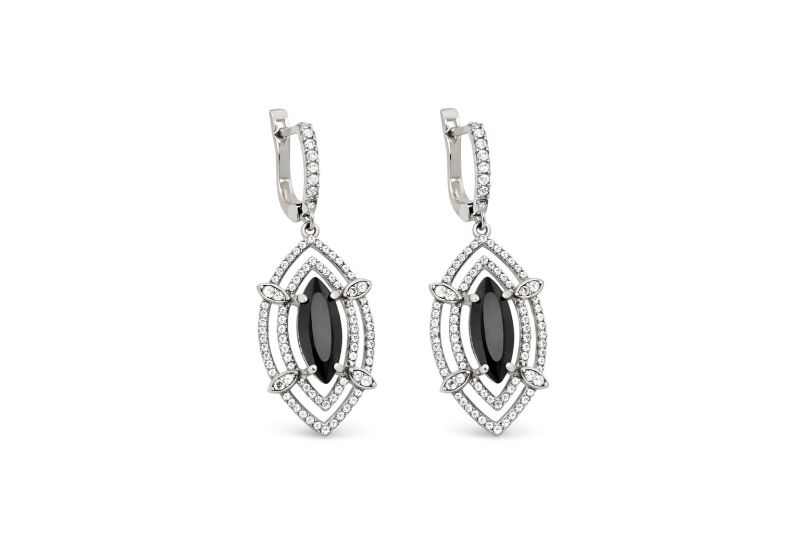 Срібні Сережки, Вага 9.90 г, Вставка Циркон : Артикул 200000021977 Срібні Сережки, Вага 9.90 г, Вставка Циркон : Артикул 200000021977