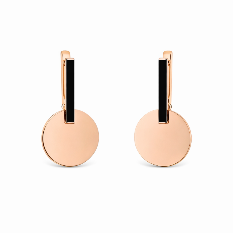 Золоті Сережки, Вага 4.59 г, Вставка Агат : Артикул 200000152698