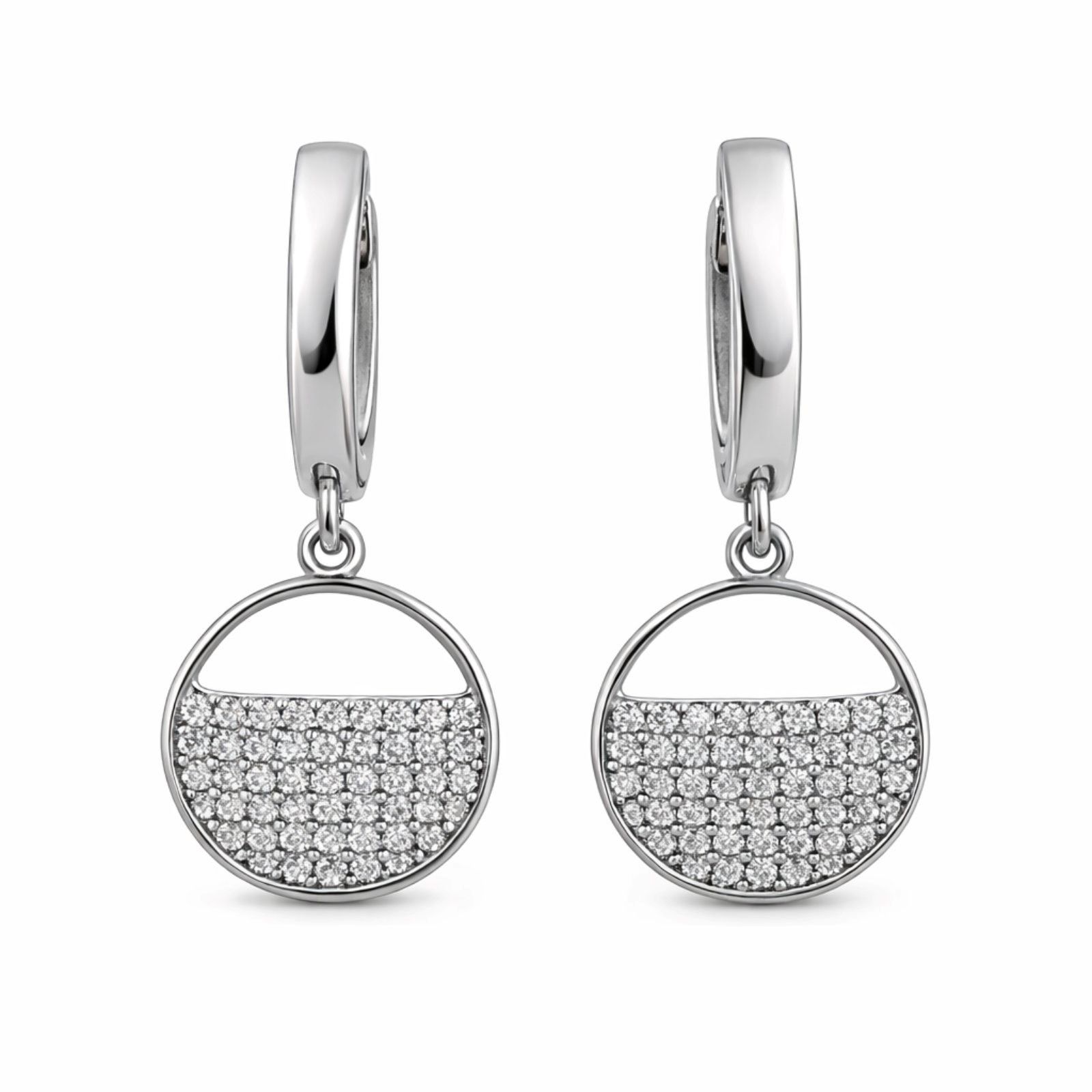 Срібні Сережки, Вага 8.30 г, Вставка Циркон : Артикул 200000022217