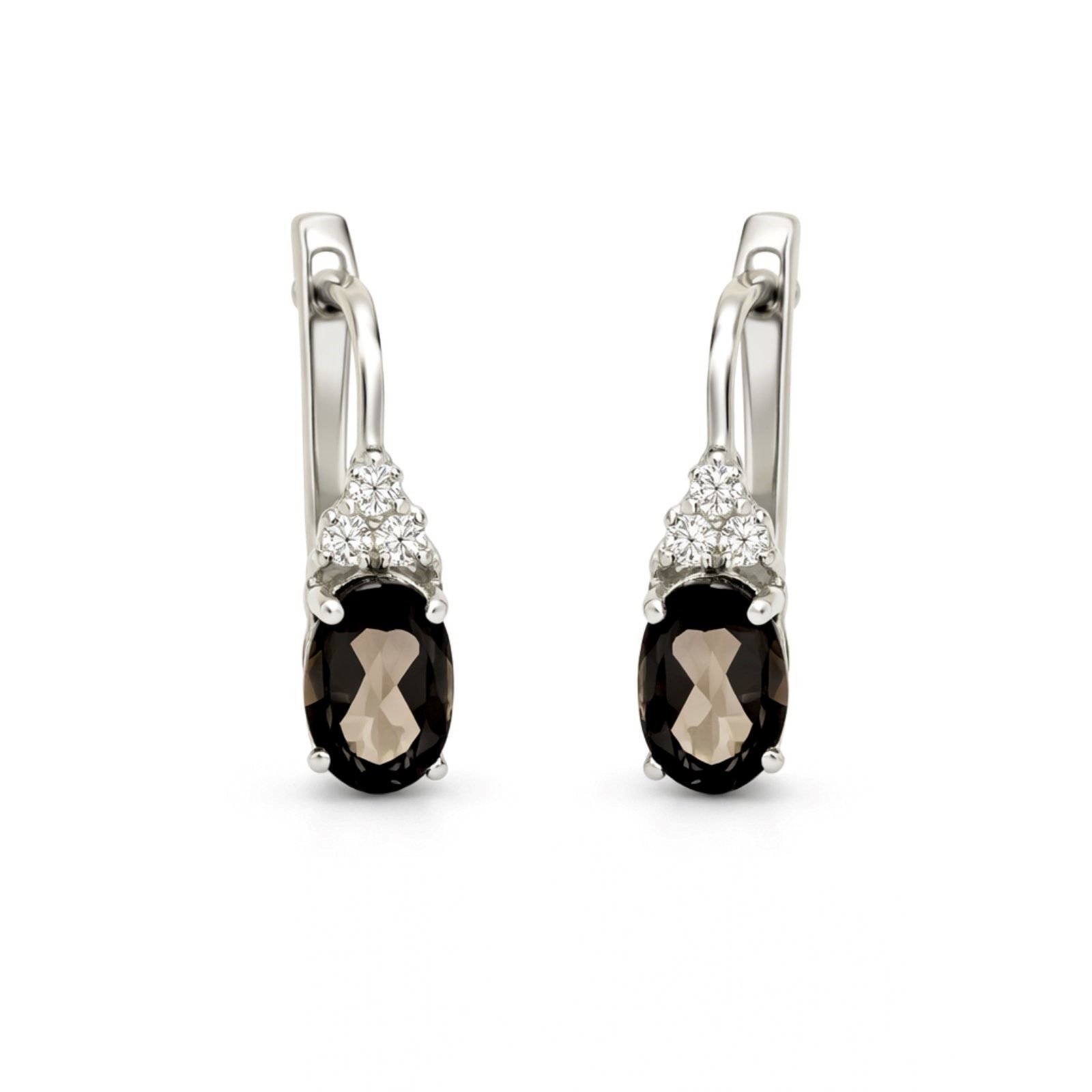 Срібні Сережки, Вага 1.60 г, Вставка Раух Топаз : Артикул 200000138232