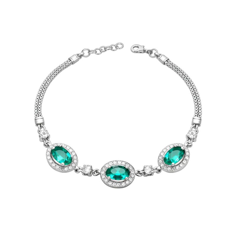 Срібний Браслет, Вага 7.20 г, Вставка Циркон : Артикул 200000115918