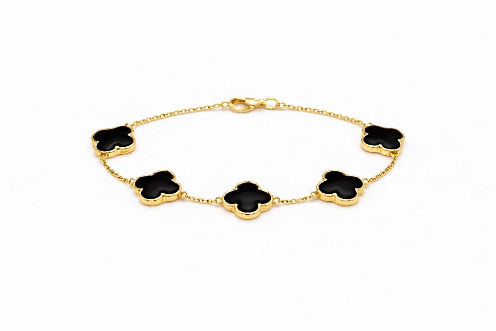 Золотий Браслет, Вага 10.10 г, Вставка Кераміка, Розмір 19 : Артикул 200000041181