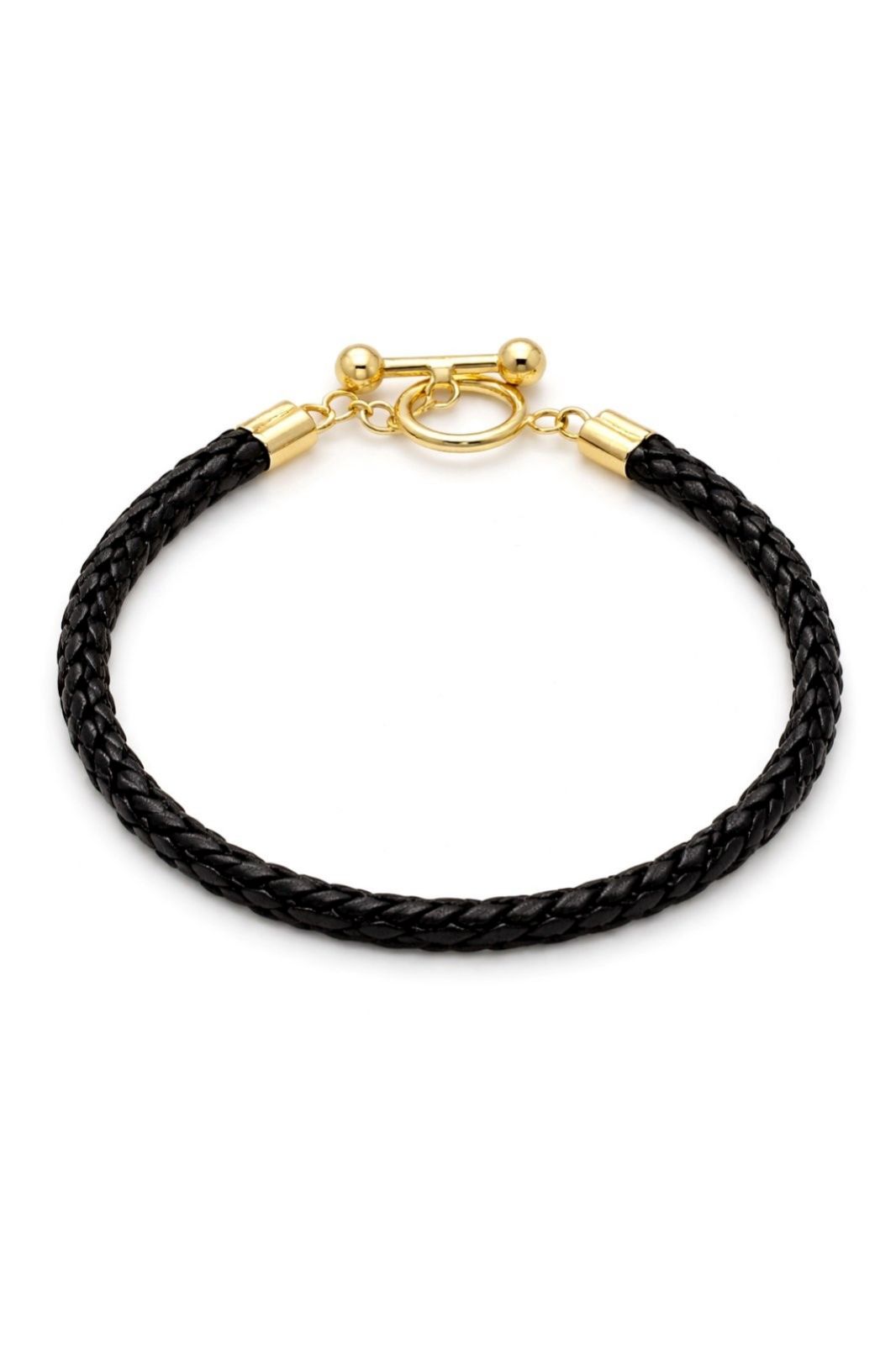 Золотий Браслет, Вага 2.30 г, Вставка Шкіра : Артикул 200000160313