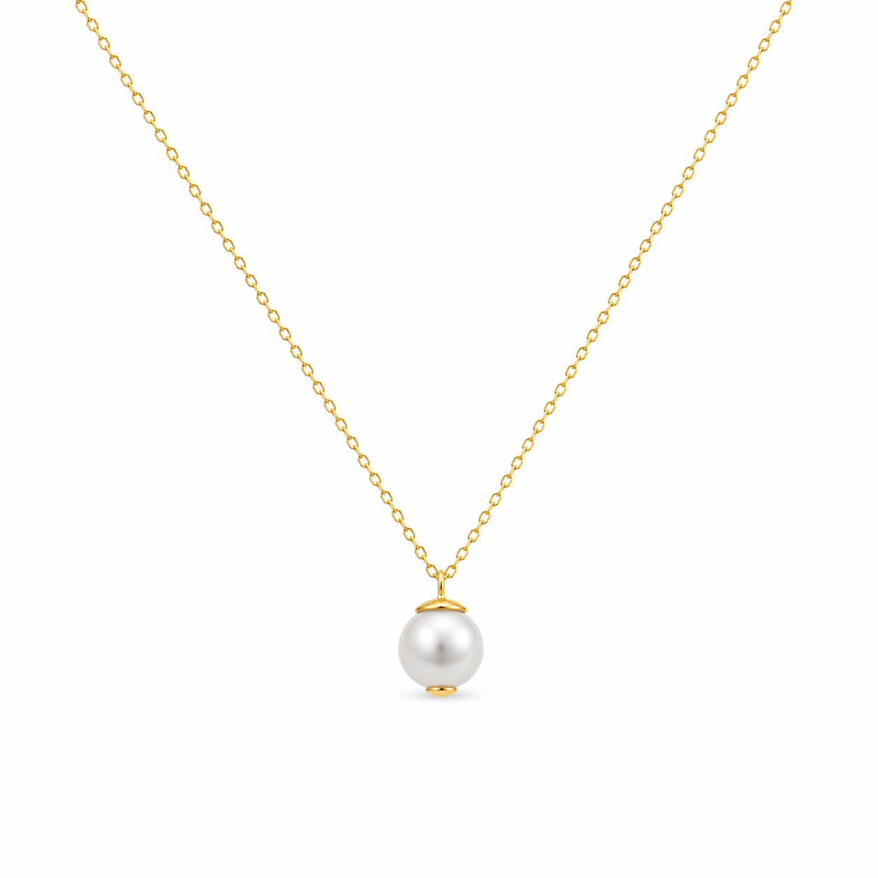 Золоте Кольє, Вага 2.52 г, Вставка Перлина : Артикул 200000190746