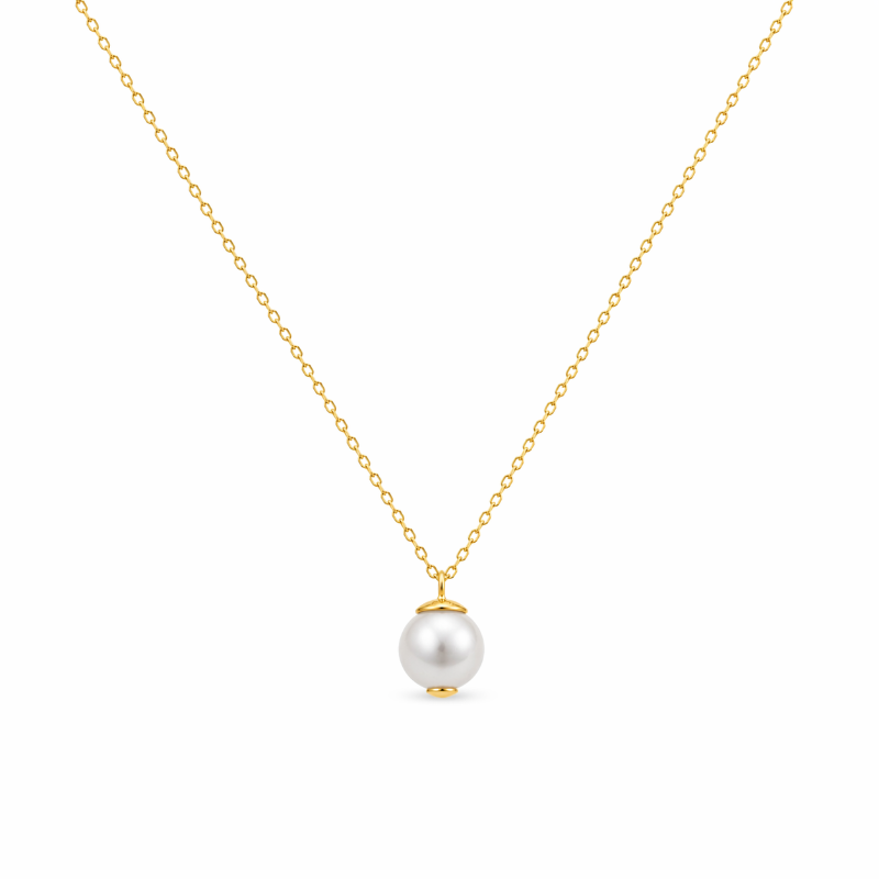 Золоте Кольє, Вага 2.52 г, Вставка Перлина : Артикул 200000190746